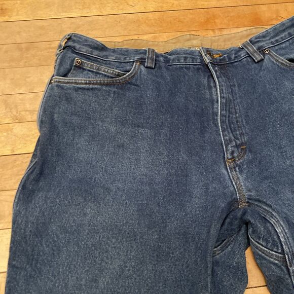 Duluth Trading Company Jeans Men’s Size 40x30 Medium Wash Relaxed Fit Flannel - Picture 7 of 15